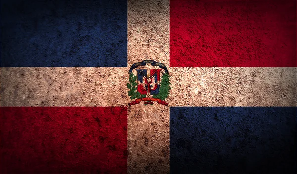 Vlajka Dominikánské republiky — Stockový vektor
