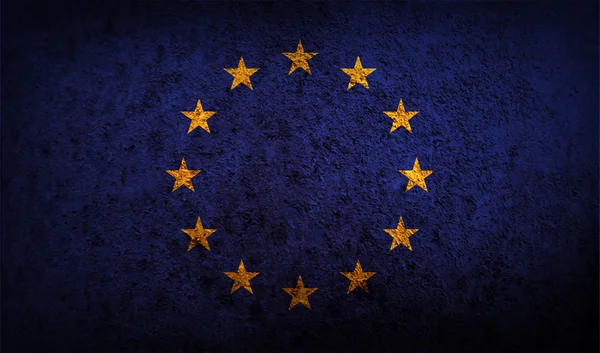 Den europeiske unions flagg – stockvektor