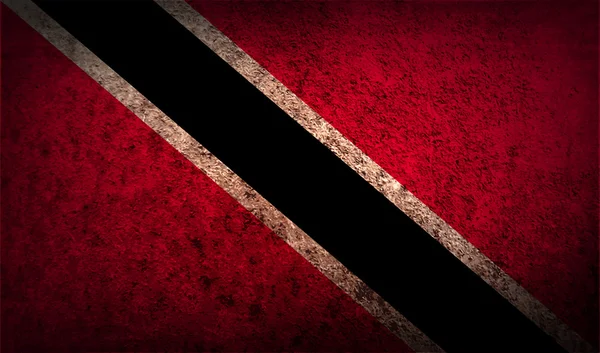 Bandeira de Trinidad e Tobago — Vetor de Stock