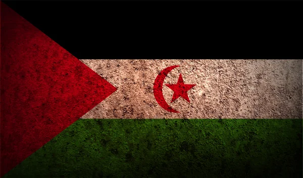 Vlajka Západní Sahary — Stockový vektor