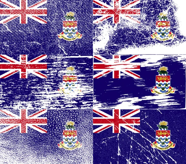 Флаг Кабо-Верде со старой текстурой. Вектор — стоковый вектор