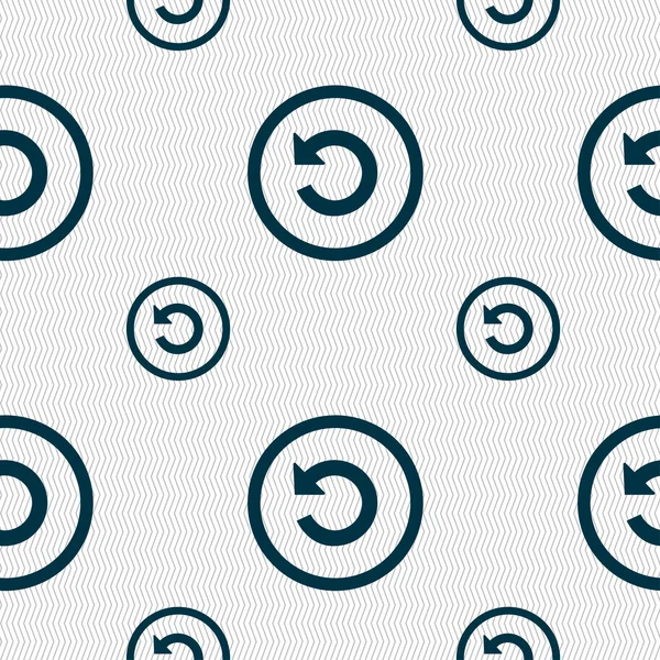 Upgrade, arrow, update icon sign. Seamless pattern with geometric texture. Vector