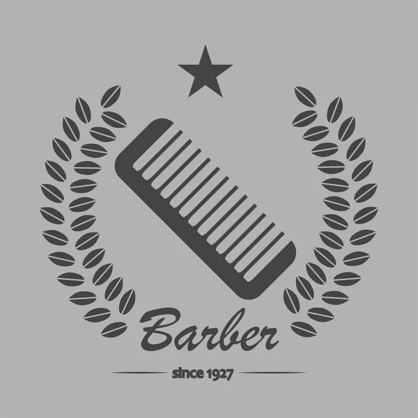 Vintage barber shop logo, etykietki, odznaki i projektowania elementu. — Zdjęcie stockowe