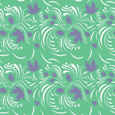 Çiçek desenleri. Soyut çiçek baskısı. Kusursuz desen