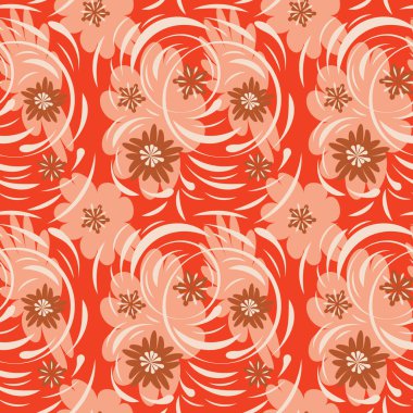 Çiçek desenleri. Soyut çiçek baskısı. Kusursuz desen