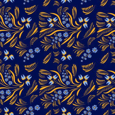 Çiçek desenleri. Çiçekler soyut yüzey tasarımı. Kusursuz desen