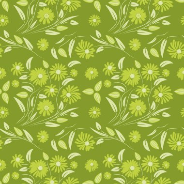 Halk çiçekleri sanat desenleri. Çiçek soyut yüzey tasarımı. Kusursuz desen.