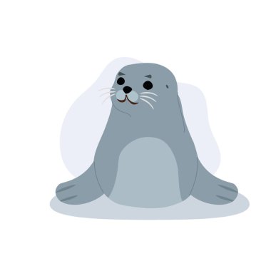 Dost canlısı gri fok karakteri