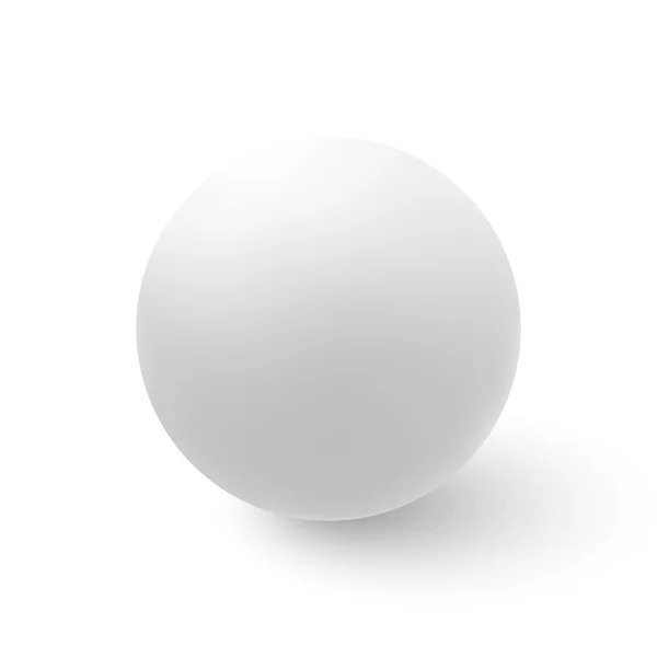 Esfera vectorial aislada sobre fondo blanco — Vector de stock