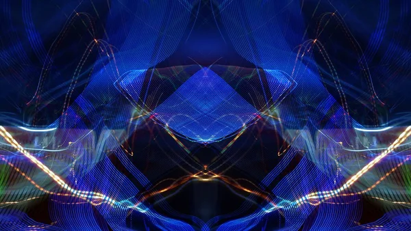Абстрактные Цифровые Обои Психоделический Узор — стоковое фото