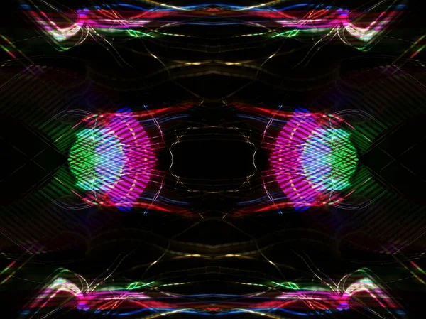 Abstract Digitaal Behang Psychedelisch Patroon — Stockfoto