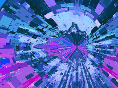 soyut dijital duvar kağıdı, psikedelik desen