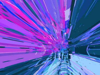 soyut dijital duvar kağıdı, psikedelik desen