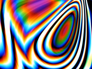 soyut dijital duvar kağıdı, psikedelik desen