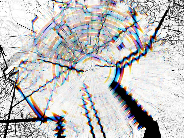 数字墙纸摘要 迷幻图案 — 图库照片