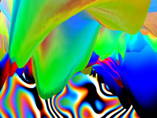 abstract digital wallpaper, psychedelic pattern