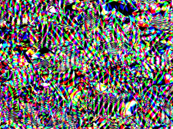 Abstract Digital Wallpaper Psychedelic Pattern — Stock Photo, Image