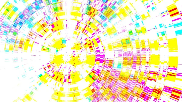 Ілюстрація Цифрові Ефекти Неонове Сяйво Симетрія Відображення Святкова Прикраса Абстрактний — стокове фото