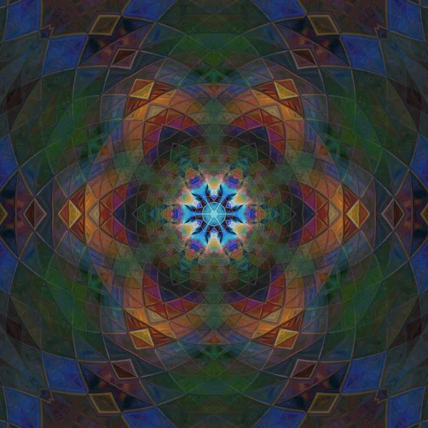 Fraktale Abstrakte Hintergründe Digitale Effekte Festliche Dekoration Buntes Muster Geometrische — Stockfoto