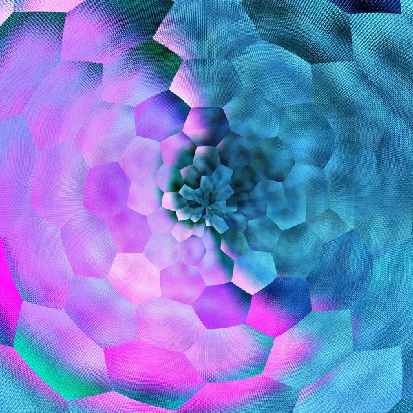 Fractal Abstrakt Bakgrund Digitala Effekter Festlig Dekoration Färgstarkt Mönster Geometrisk — Stockfoto