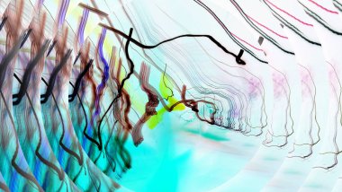 Çok renkli soyut arkaplan. Renkli desen. Dijital efektler. Poster, broşür, el ilanı ve kart için yaratıcı grafik tasarımı. Eşsiz duvar kâğıdı. Ağ, kumaş ve not defteri kapağı için arkaplan.