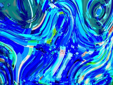 Dijital efektler. Çok renkli soyut arkaplan. Renkli desen. Poster, broşür, el ilanı ve kart için yaratıcı grafik tasarımı. Eşsiz duvar kâğıdı. Ağ, kumaş ve not defteri kapağı için arkaplan.