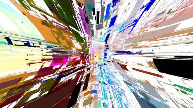 Çok renkli soyut arkaplan. Renkli desen. Dijital efektler. Poster, broşür, el ilanı ve kart için yaratıcı grafik tasarımı. Eşsiz duvar kâğıdı. Ağ, kumaş ve not defteri kapağı için arkaplan.