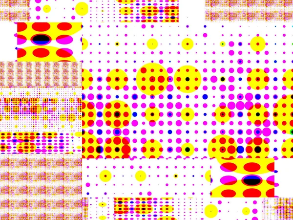 Efectos Digitales Fondo Abstracto Multicolor Patrón Colorido Diseño Gráfico Creativo — Foto de Stock