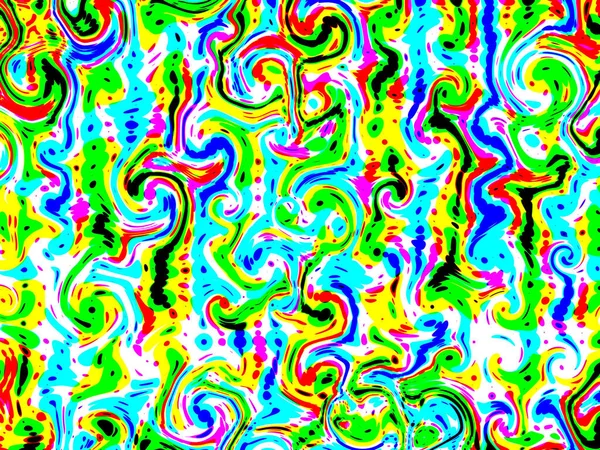 Efeitos Digitais Fundo Abstrato Multicolorido Padrão Colorido Design Gráfico Criativo — Fotografia de Stock