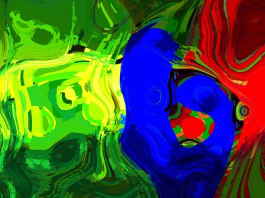 Çok renkli soyut arkaplan. Renkli desen. Dijital efektler. Poster, broşür, el ilanı ve kart için yaratıcı grafik tasarımı. Eşsiz duvar kâğıdı. Ağ, kumaş ve not defteri kapağı için arkaplan.