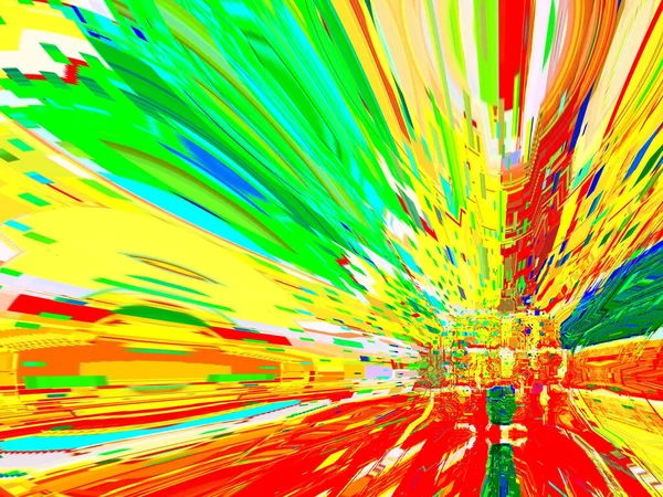 Fondo Abstracto Multicolor Patrón Colorido Efectos Digitales Diseño Gráfico Creativo —  Fotos de Stock