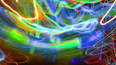 Dijital efektler. Çok renkli soyut arkaplan. Renkli desen. Poster, broşür, el ilanı ve kart için yaratıcı grafik tasarımı. Eşsiz duvar kâğıdı. Ağ, kumaş ve not defteri kapağı için arkaplan.