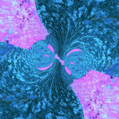 Fraktal soyut arkaplan. Dijital efektler. Şenlik dekorasyonu. Renkli desen. Geometrik doku.