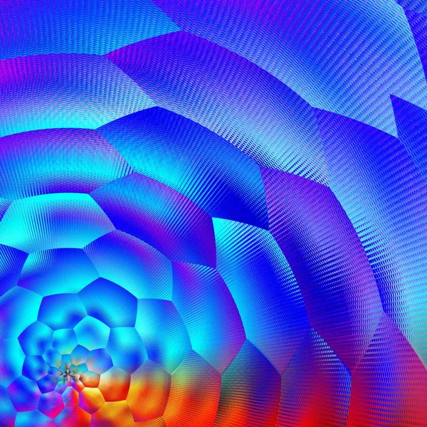 Fractale Abstracte Achtergrond Digitale Effecten Feestelijke Versiering Kleurrijk Patroon Geometrische — Stockfoto