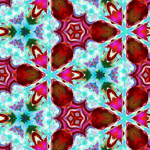 Fractal Fond Abstrait Effets Numériques Décoration Festive Modèle Coloré Texture — Photo