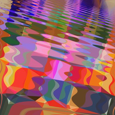 Çok renkli soyut arkaplan. Renkli desen. Dijital efektler. Poster, broşür, el ilanı ve kart için yaratıcı grafik tasarımı. Eşsiz duvar kâğıdı. Ağ, kumaş ve not defteri kapağı için arkaplan.