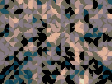 Dijital efektler. Geometrik soyut arkaplan. Renkli desen. Benzersiz bir doku. Şenlik dekorasyonu. Poster, broşür, el ilanı ve kart için yaratıcı grafik tasarımı. Ağ, kumaş ve örtü için arkaplan.