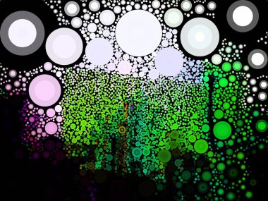 Dijital efektler. Geometrik soyut arkaplan. Renkli desen. Benzersiz bir doku. Şenlik dekorasyonu. Poster, broşür, el ilanı ve kart için yaratıcı grafik tasarımı. Ağ, kumaş ve örtü için arkaplan.