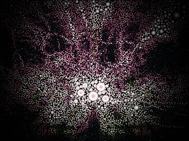 Dijital efektler. Geometrik soyut arkaplan. Renkli desen. Benzersiz bir doku. Şenlik dekorasyonu. Poster, broşür, el ilanı ve kart için yaratıcı grafik tasarımı. Ağ, kumaş ve örtü için arkaplan.