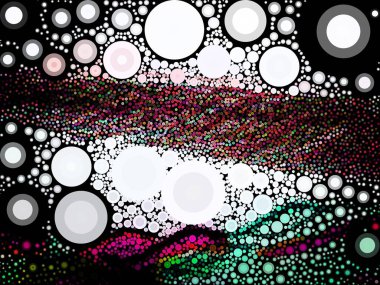 Dijital efektler. Geometrik soyut arkaplan. Renkli desen. Benzersiz bir doku. Şenlik dekorasyonu. Poster, broşür, el ilanı ve kart için yaratıcı grafik tasarımı. Ağ, kumaş ve örtü için arkaplan.