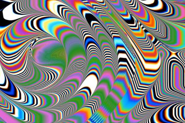 Dijital efektler. Çok renkli soyut arkaplan. Renkli desen. Poster, broşür, el ilanı ve kart için yaratıcı grafik tasarımı. Eşsiz duvar kâğıdı. Ağ, kumaş ve not defteri kapağı için arkaplan.