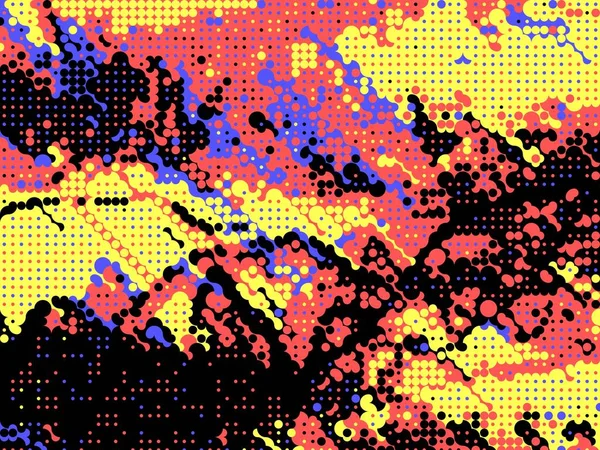 Digitale Effecten Geometrische Abstracte Achtergrond Kleurrijk Patroon Unieke Textuur Feestelijke — Stockfoto