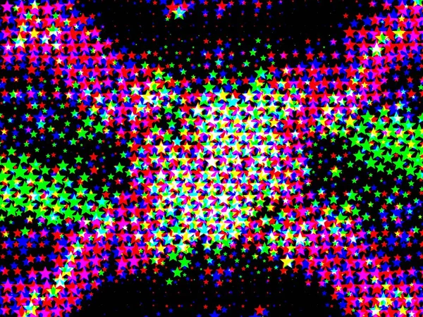 Digitale Effekte Geometrischer Abstrakter Hintergrund Buntes Muster Einzigartige Textur Festliche — Stockfoto