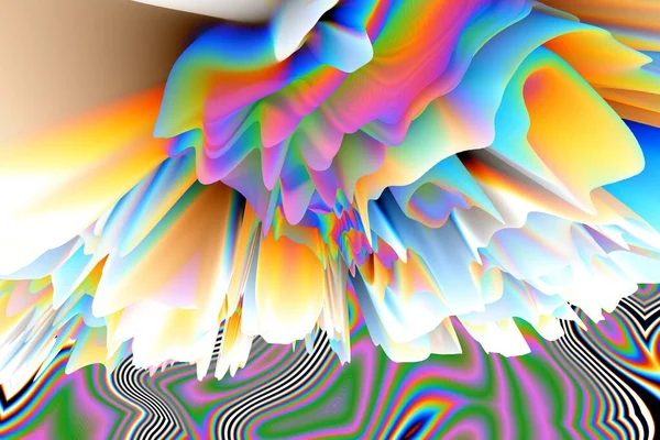 Efecte Digitale Multicolor Fundal Abstract Model Colorat Design Grafic Creativ — Fotografie, imagine de stoc