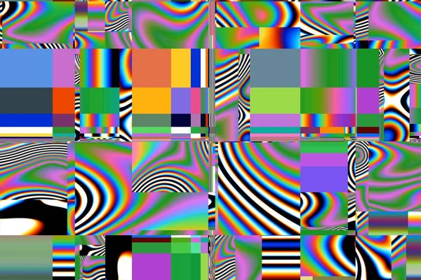 Efectos Digitales Fondo Abstracto Multicolor Patrón Colorido Diseño Gráfico Creativo —  Fotos de Stock