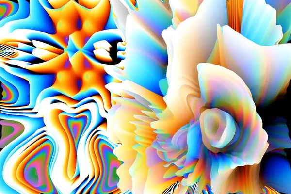 Digitale Effecten Meerkleurige Abstracte Achtergrond Kleurrijk Patroon Creatief Grafisch Ontwerp — Stockfoto