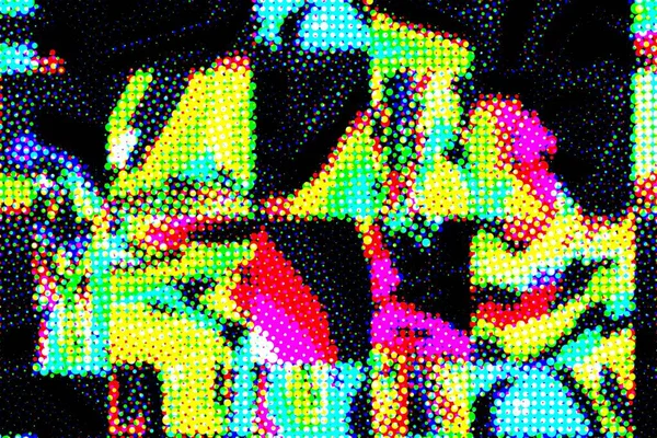 Цифрові Ефекти Геометричний Абстрактний Фон Барвистий Візерунок Унікальна Текстура Святкова — стокове фото