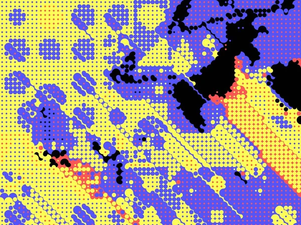 Digitale Effecten Geometrische Abstracte Achtergrond Kleurrijk Patroon Unieke Textuur Feestelijke — Stockfoto