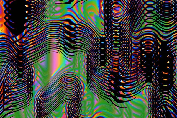 Effetti Digitali Sfondo Geometrico Astratto Modello Colorato Texture Unica Decorazione — Foto Stock