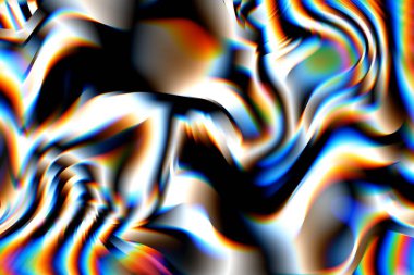 Dijital efektler. Geometrik soyut arkaplan. Renkli desen. Benzersiz bir doku. Şenlik dekorasyonu. Poster, broşür, el ilanı ve kart için yaratıcı grafik tasarımı. Ağ, kumaş ve örtü için arkaplan.